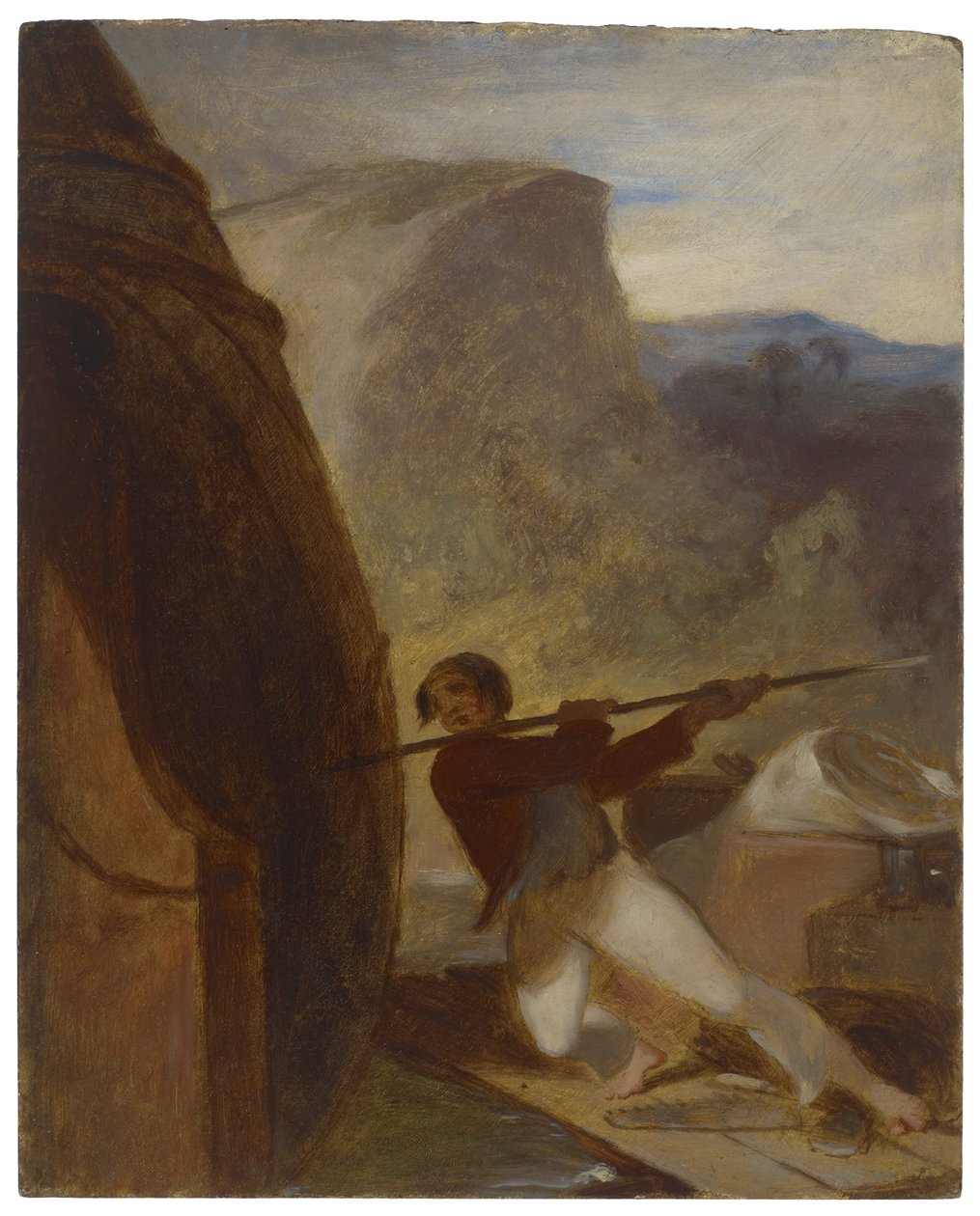 Návštěva vraku, kolem roku 1856 od Thomas Sully