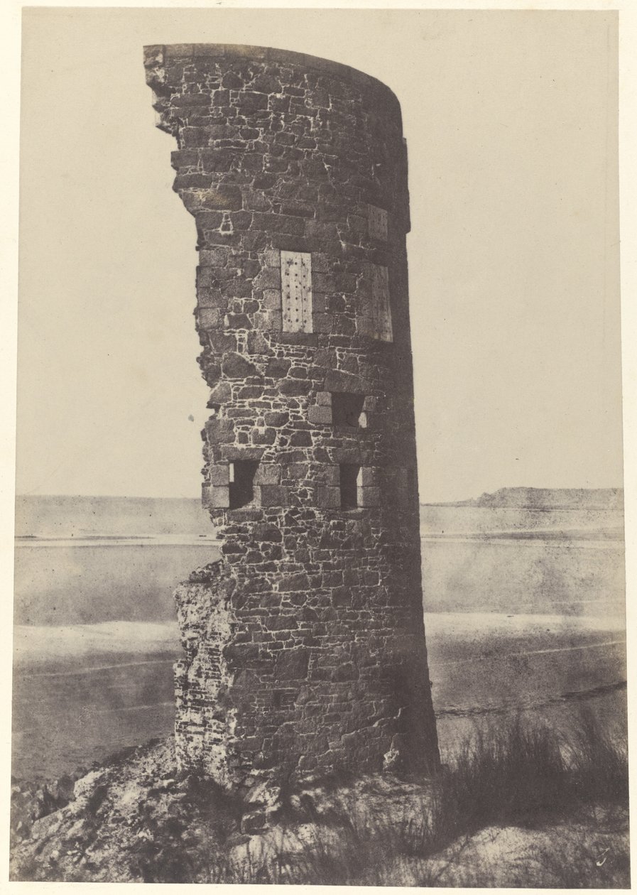 Věž zasažená bleskem, Saint-Ouen Bay od Thomas Sutton