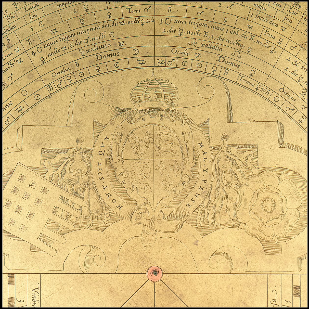 Astroláb: detail averzu, asi 1552 (bronz) od Thomas & Sutton Henry (c.1624 65) Gemini