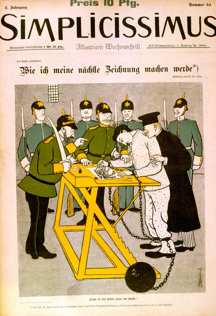 Cenzura německého tisku od Thomas Theodor Heine