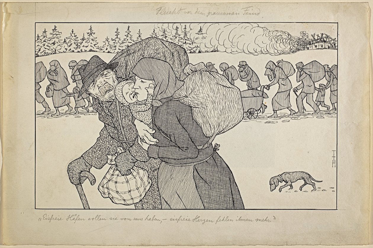 Útěk před krutým nepřítelem od Thomas Theodor Heine