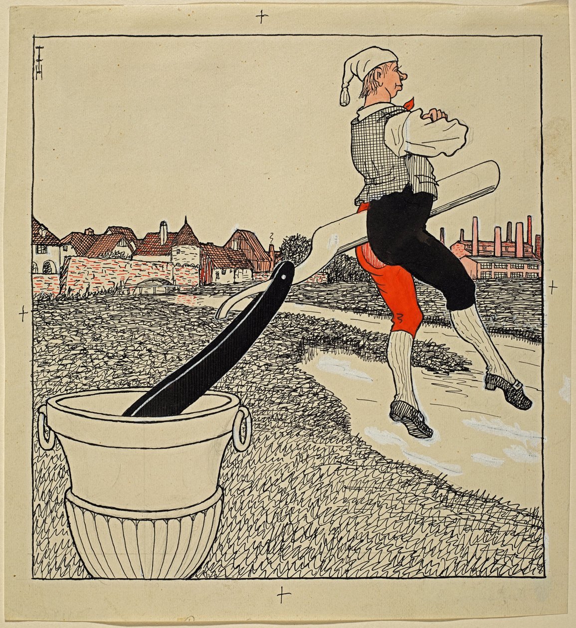 Čistý rozvod, Simplicissimus XXV/9 od Thomas Theodor Heine