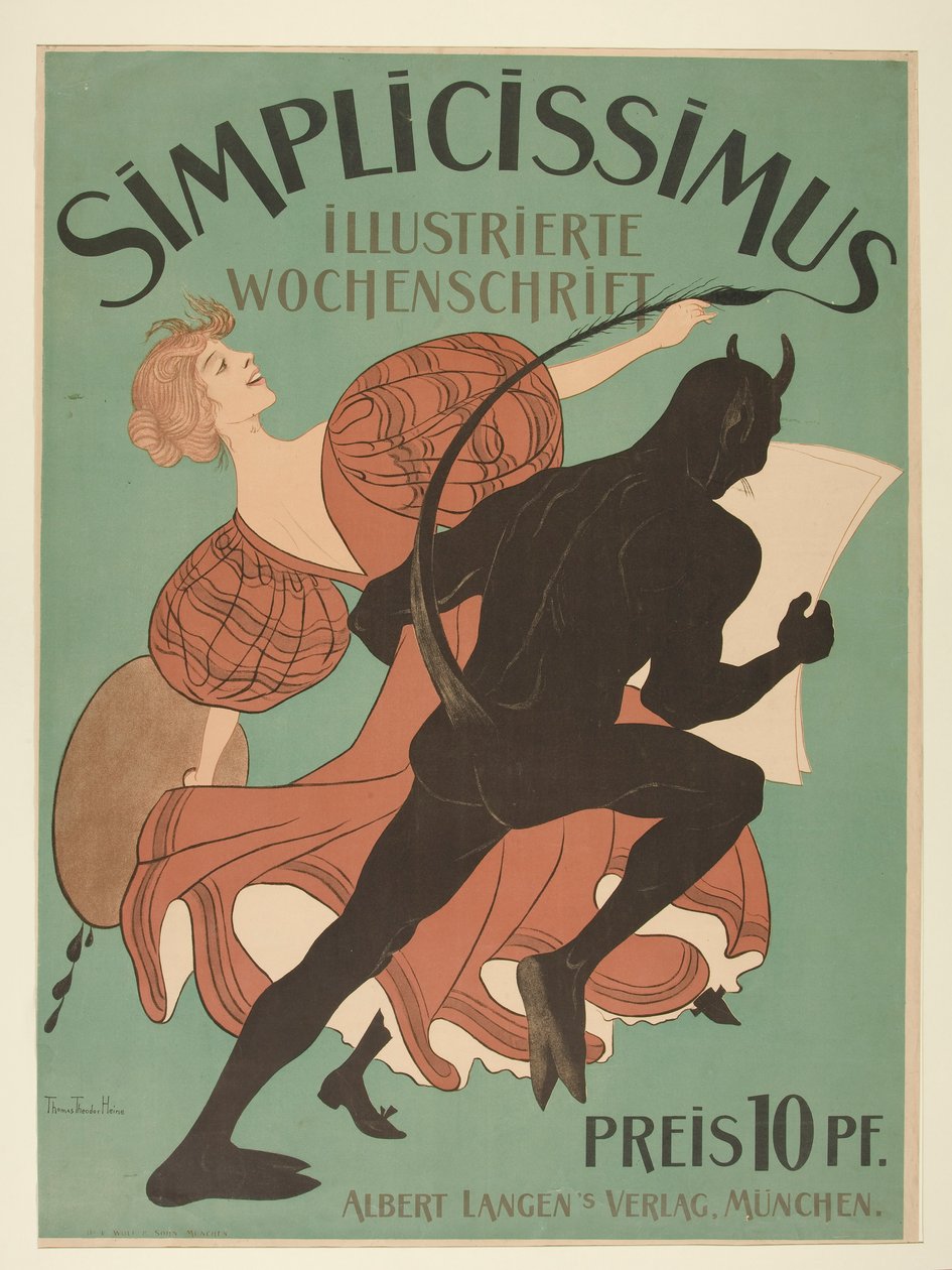 Simplicissimus, Ilustrovaný týdeník od Thomas Theodor Heine