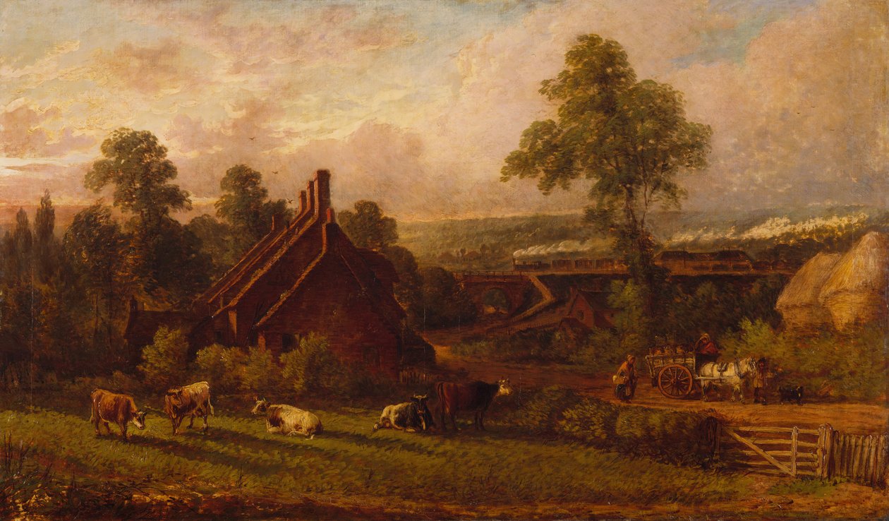 Železniční trať v Northfield, 1871. od Thomas Thomas