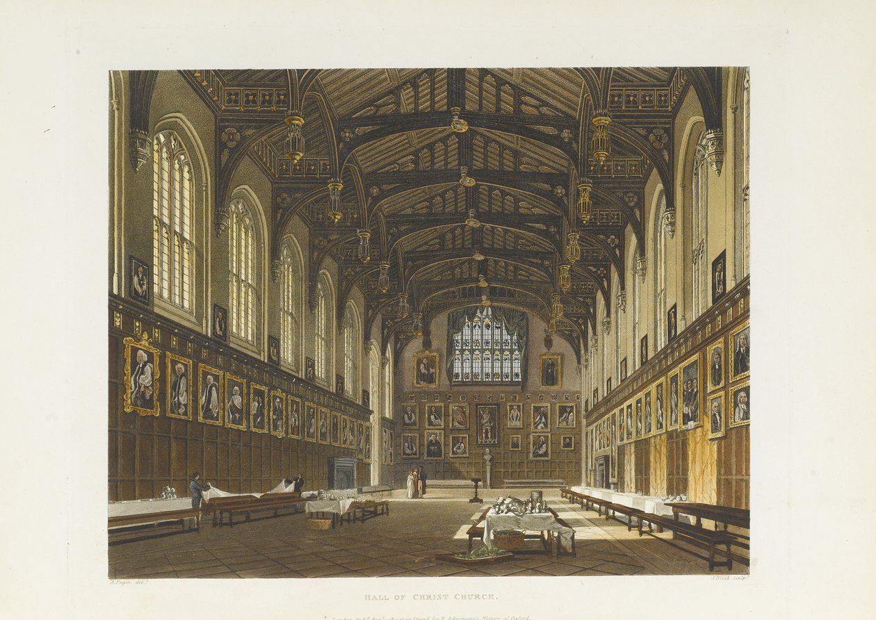 Hall of Christ Church, 1814 od Thomas Tomkins