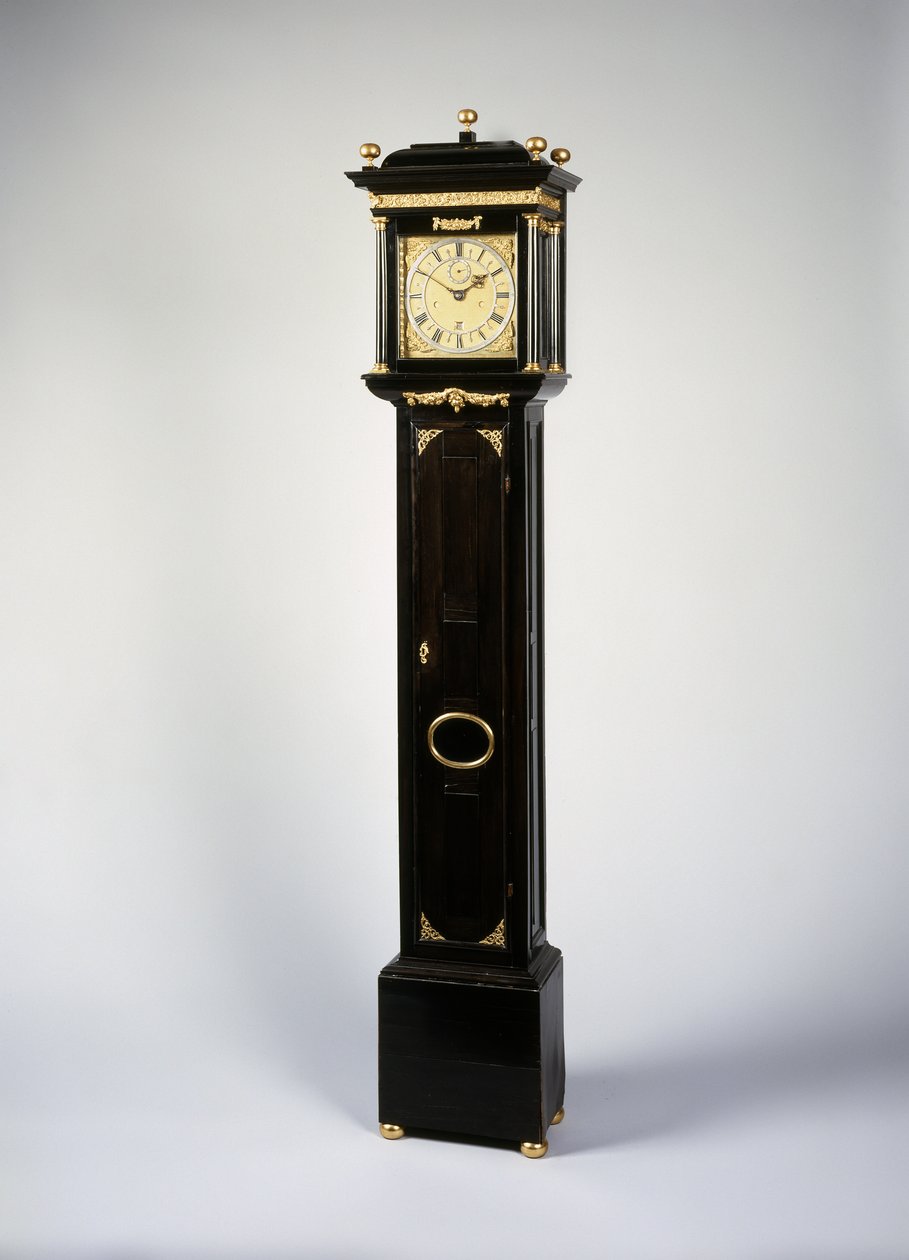 Charles II Římské odrážející měsíční dlouhé hodiny od Thomas Tompion