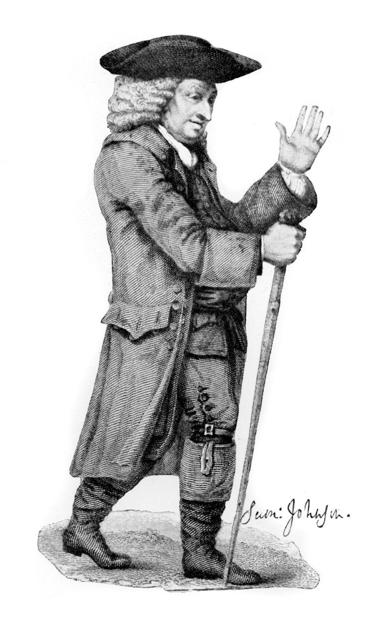 Dr Johnson, anglická literární postava, 1912 od Thomas Trotter