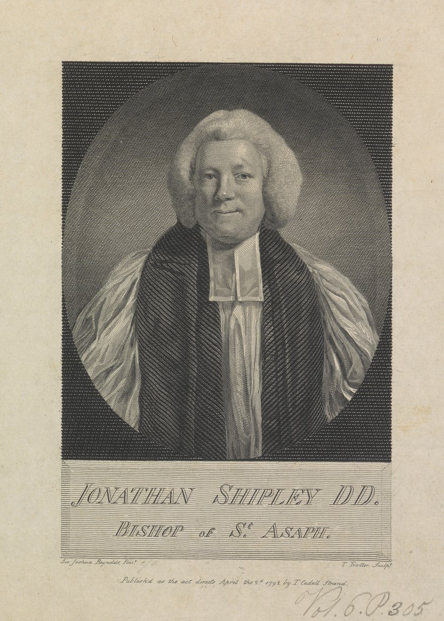 Jonathan Shipley, biskup ze St. Asaph od Thomas Trotter