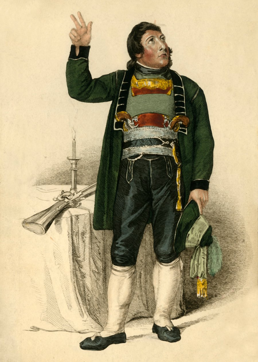 Velitel Schoenecher, 1809. od Thomas Uwins