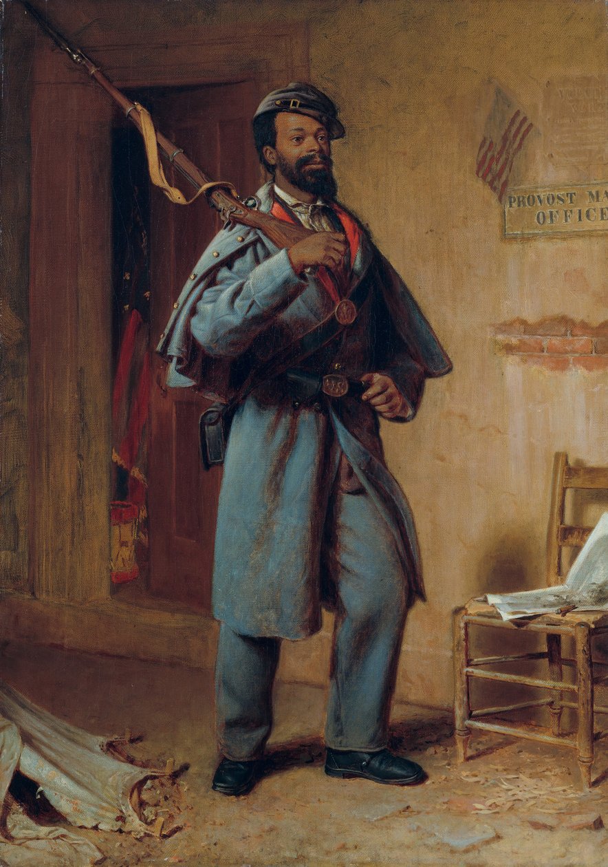 Trochu válečné historie: Recruit, 1866. od Thomas Waterman Wood