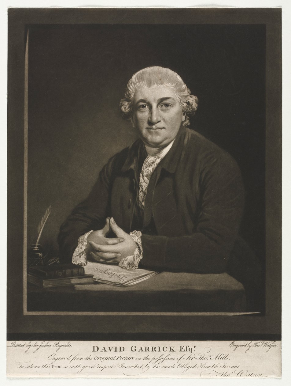 David Garrick, 1779. od Thomas Watson