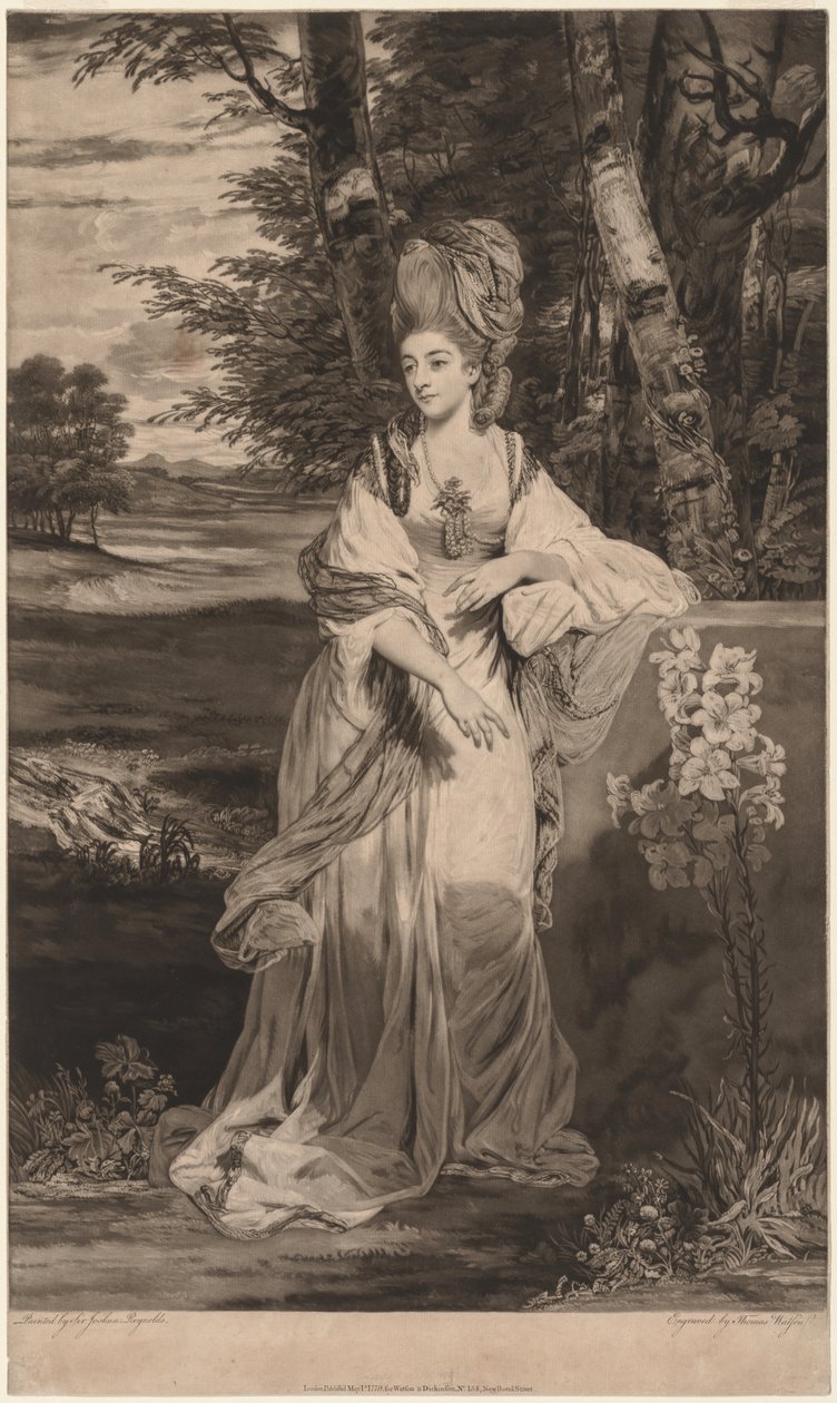 Lady Bampfylde od Thomas Watson