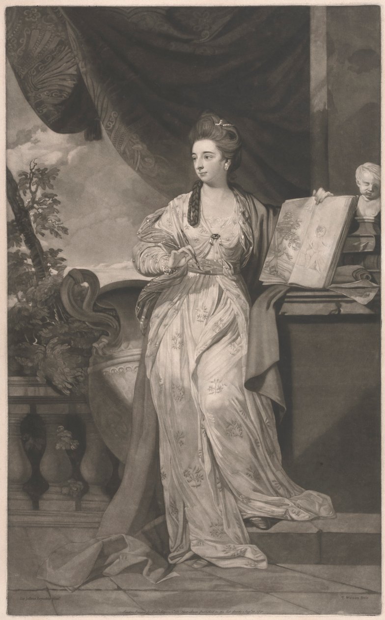 Lady Broughtonová od Thomas Watson