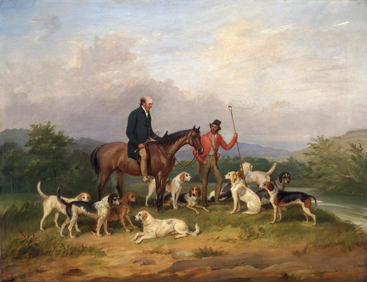 "John Lloyd 1771-1829 a George Thomas z Llandyssilu", c1817 od Thomas Weaver