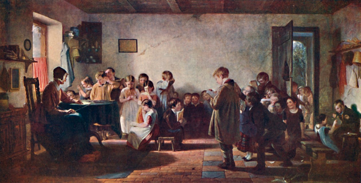 Škola Dames, 1845, 1904 od Thomas Webster