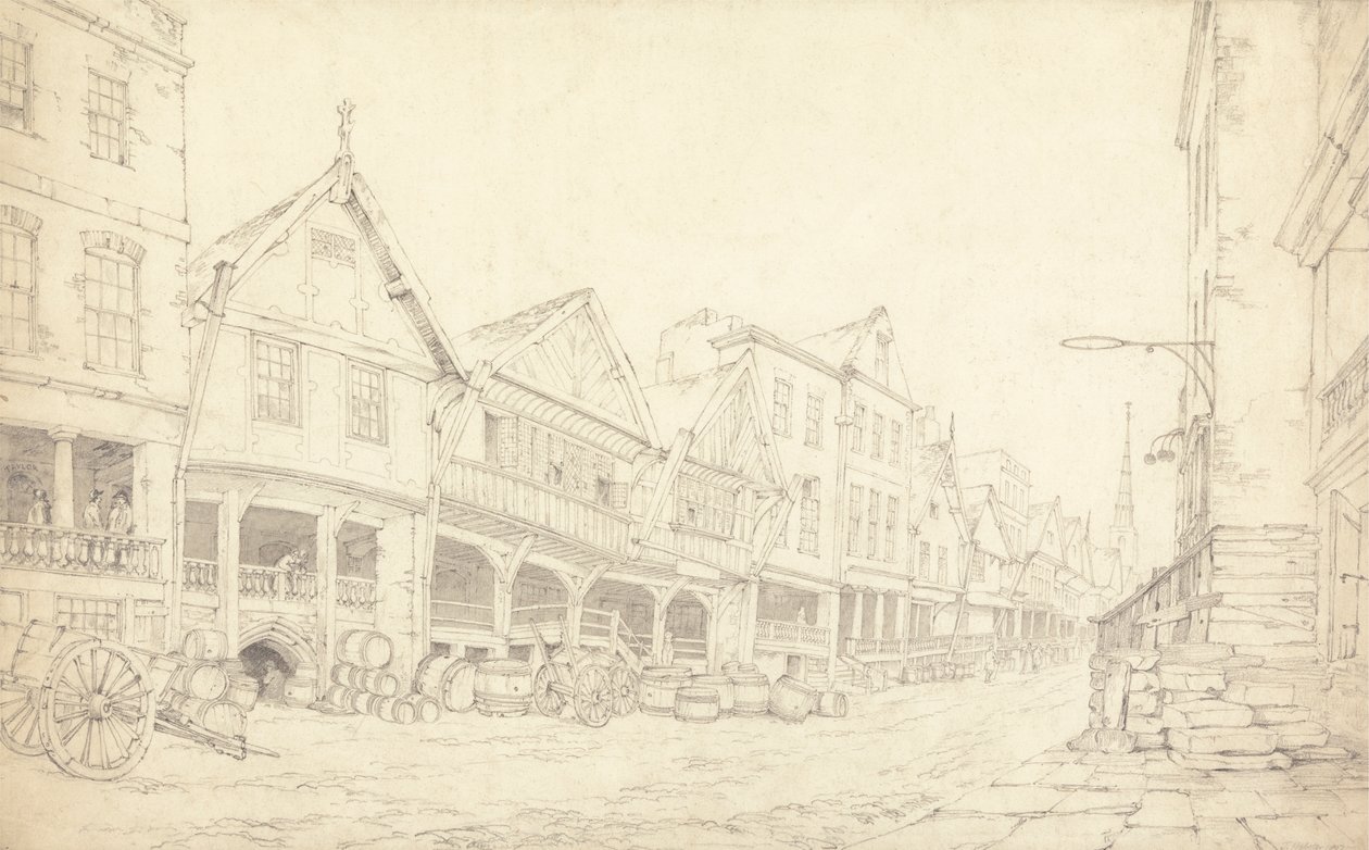 Watergate Street, Chester od Thomas Webster