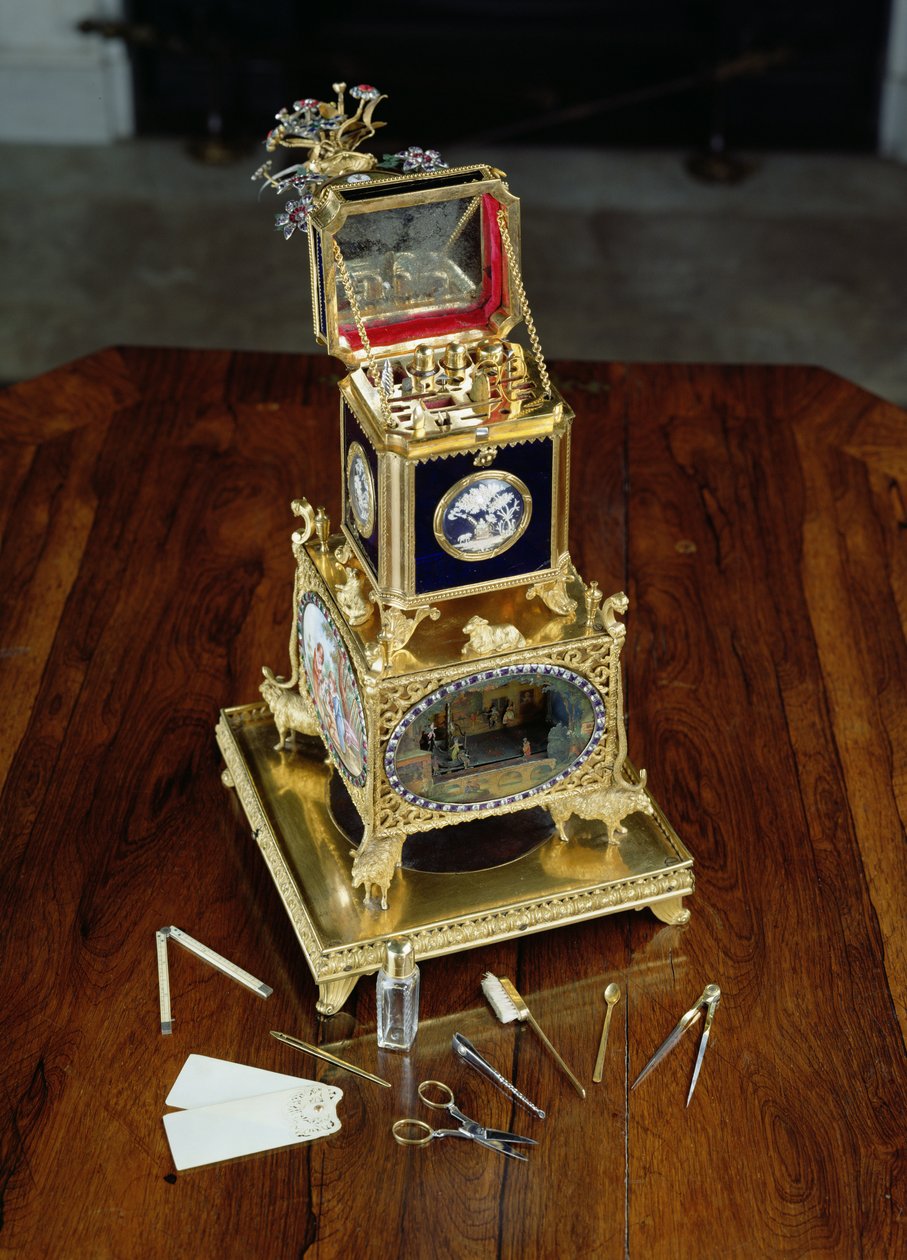 Hudební automat, nezbytnost a hodinky, Thomas Weekes, c.1800 od Thomas Weekes
