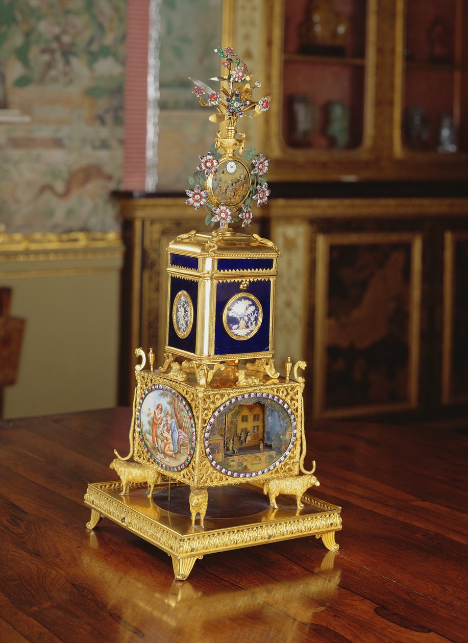 Hudební automat, nezbytnost a hodinky, Thomas Weekes, c.1800 od Thomas Weekes