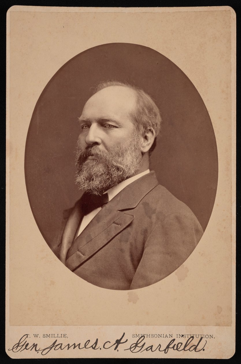 Portrét Jamese Abrama Garfielda 1831-1881, červen 1880. od Thomas William Smillie