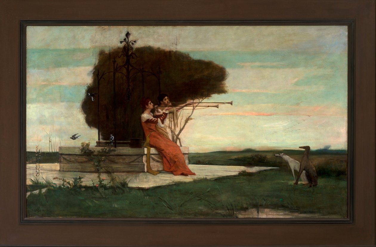 Ráno od Thomas Wilmer Dewing