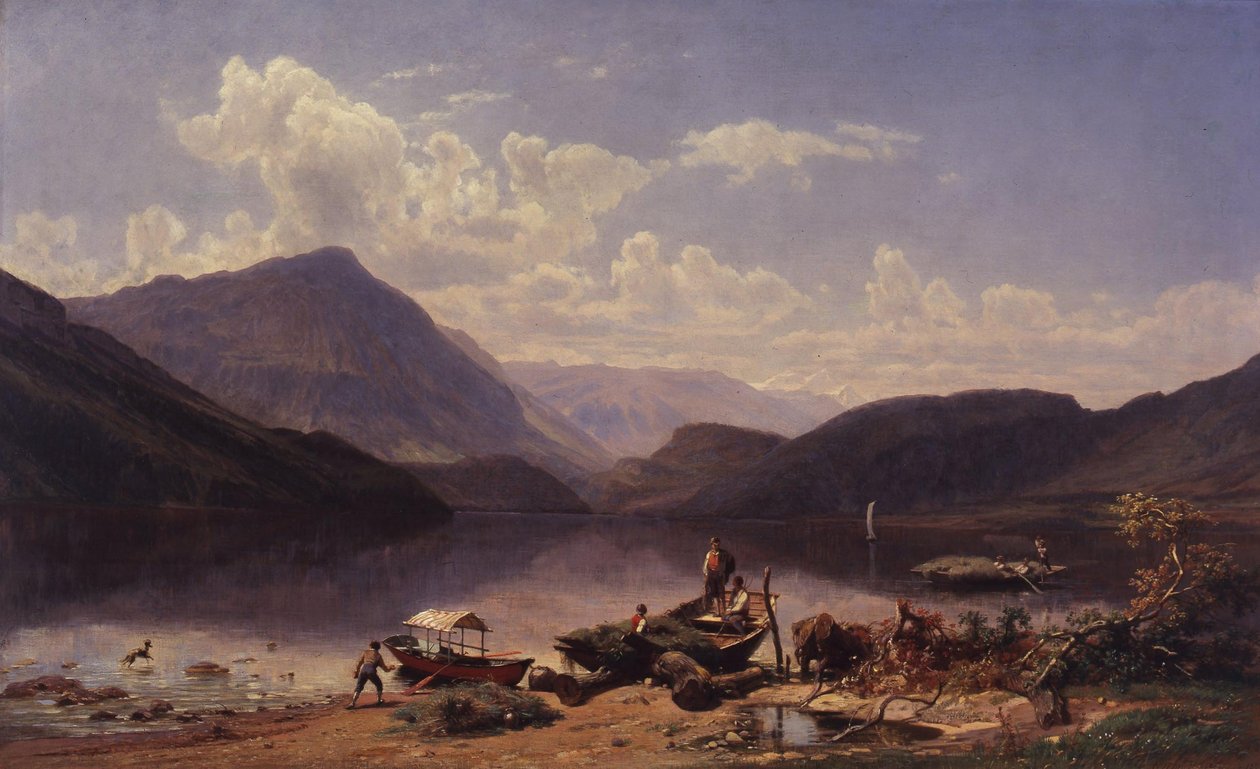 Krajina v blízkosti Říma od Thomas Worthington Whittredge
