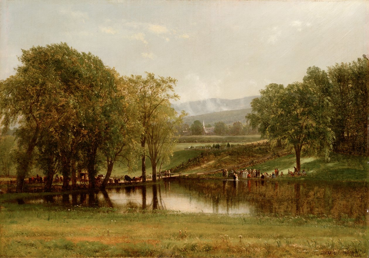 Křest od Thomas Worthington Whittredge