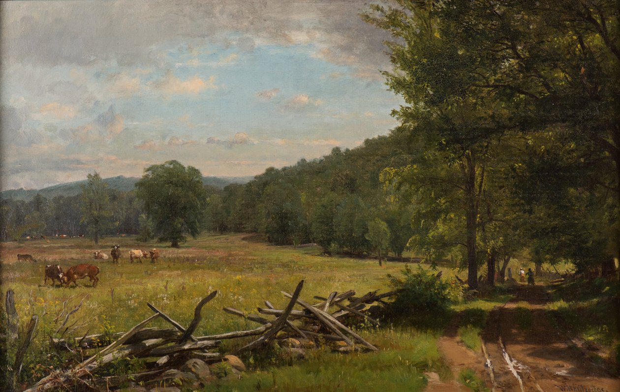 Louka, kolem roku 1870 od Thomas Worthington Whittredge