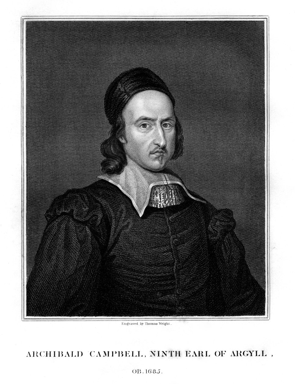 Archibald Campbell, 9. hrabě z Argyll, státník, 1828. od Thomas Wright