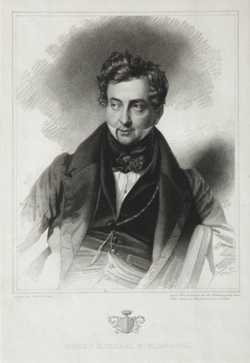 Portrét hraběte Michaila Jurijeviče Vilyegorského 1788-1856, počátek 30. let 19. století od Thomas Wright
