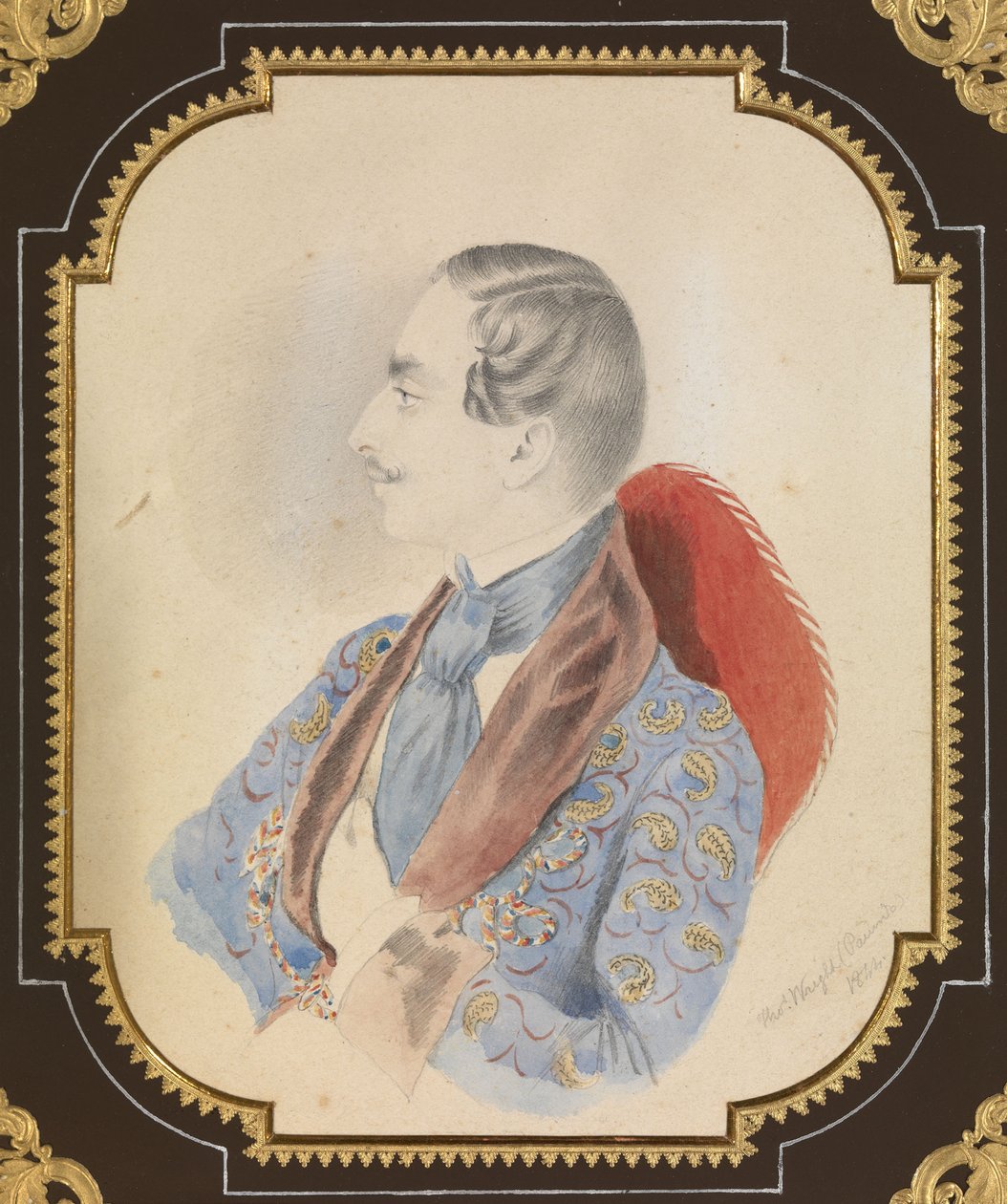 Portrét Ilji Michajloviče Miklaševského, 1844 od Thomas Wright