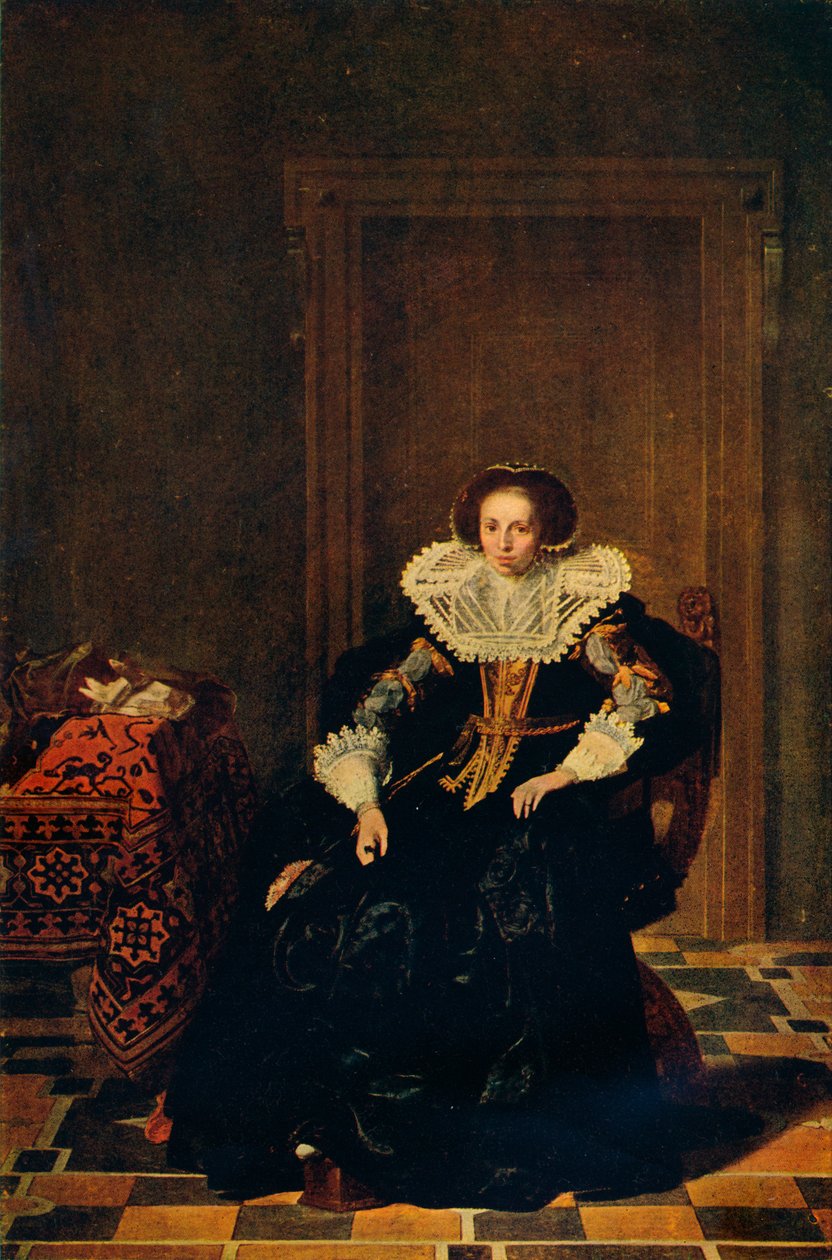 Portrét dámy, 1632, 1909 od Thomas de Keyser