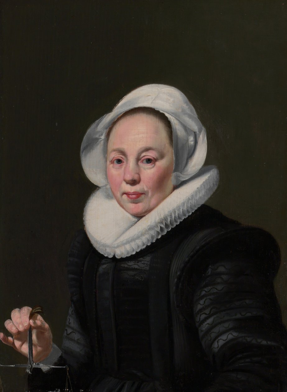 Portrét ženy s rovnováhou, ca. 1625-26. od Thomas de Keyser