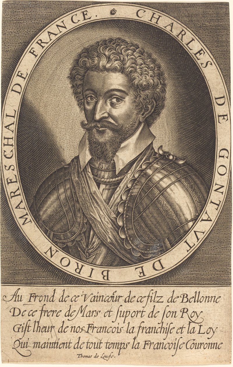 Charles de Gontaut, vévoda z Bironu od Thomas de Leu