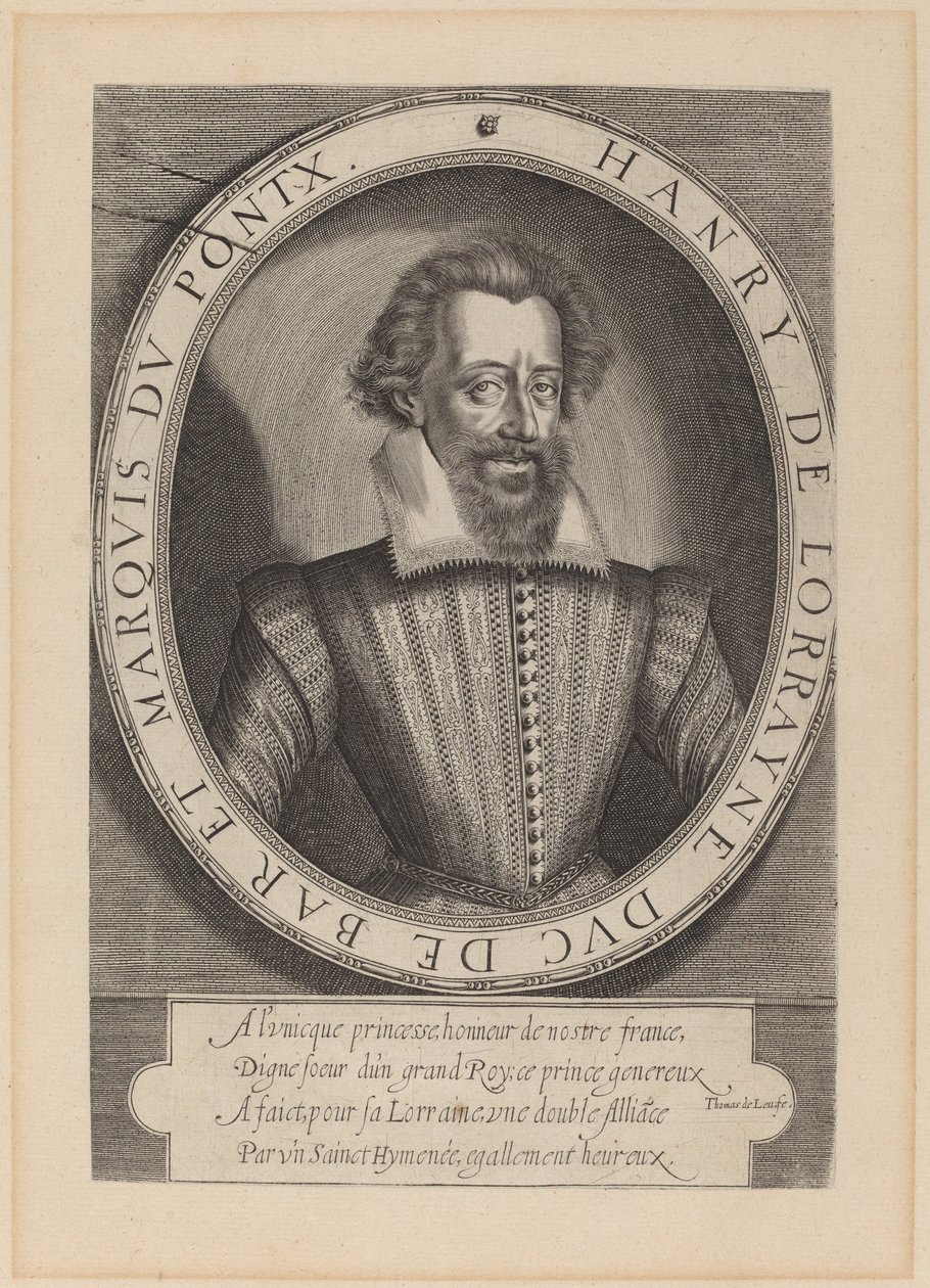 Henri, vévoda z Baru od Thomas de Leu
