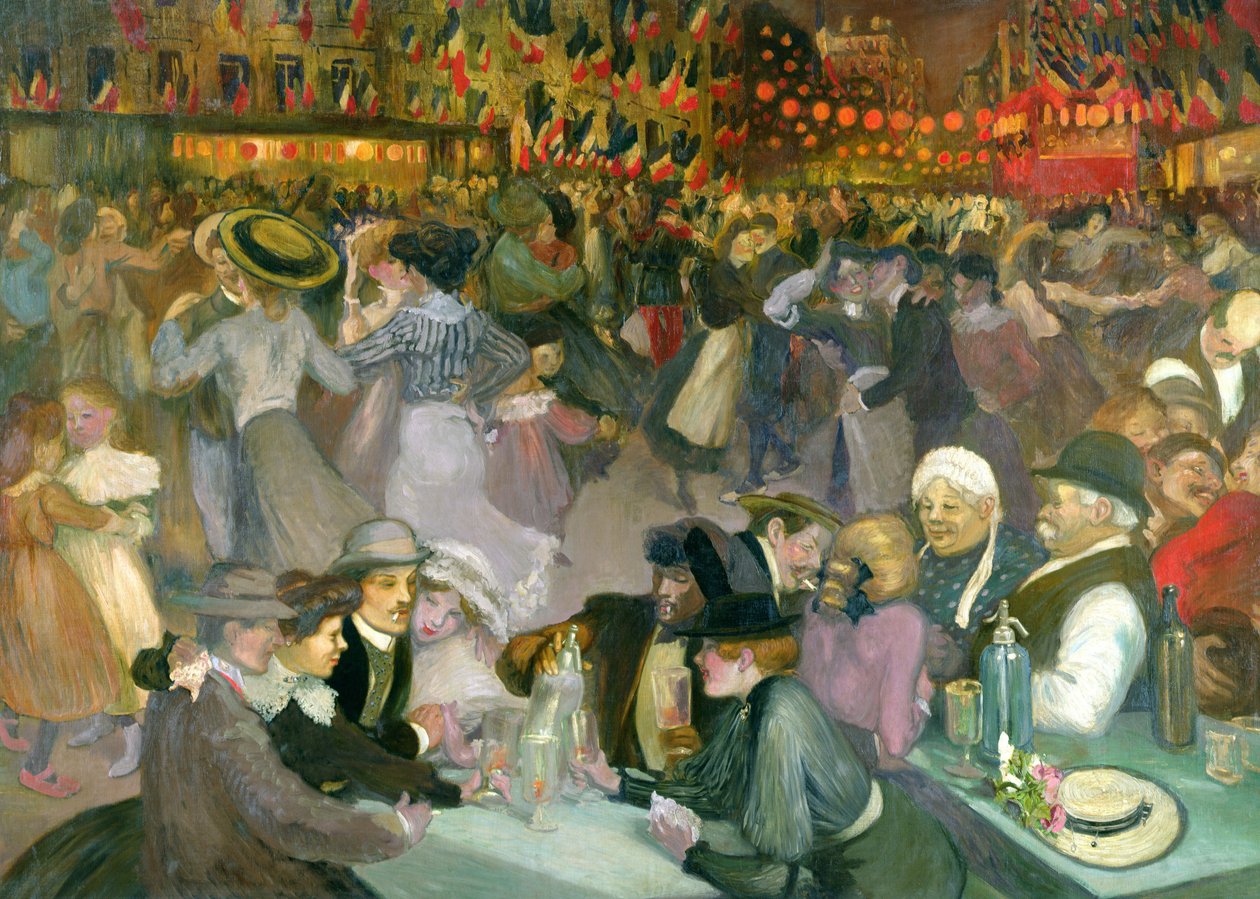 Ples 14. července od Théophile Alexandre Steinlen