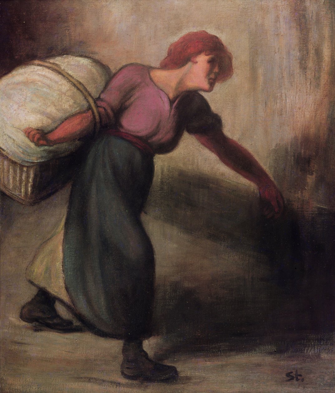 Prádelna, 1894 od Théophile Alexandre Steinlen