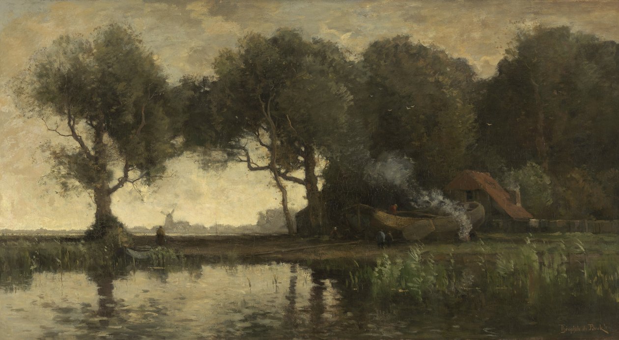 loděnice od Théophile de Bock  