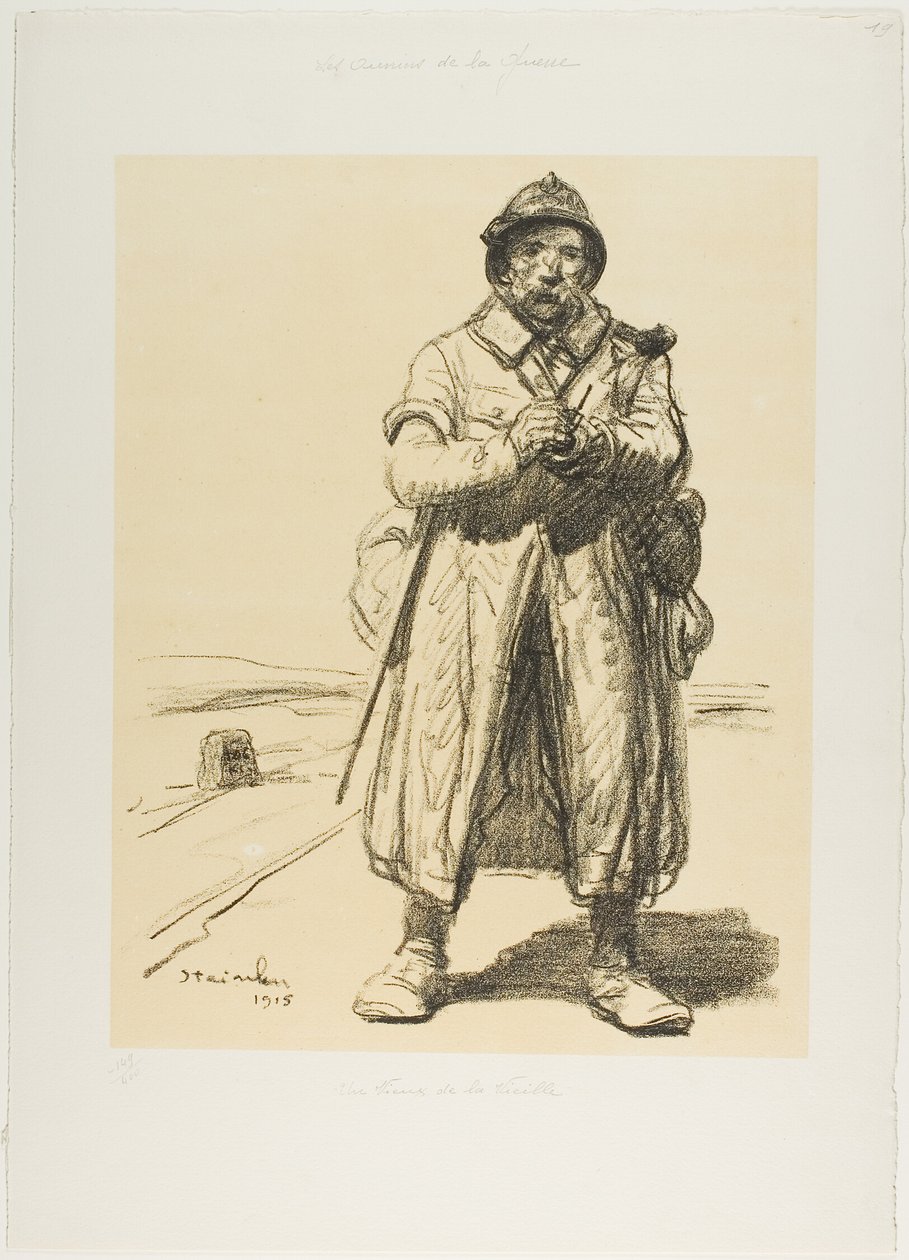 Veterán staré gardy od Théophile Alexandre Pierre Steinlen