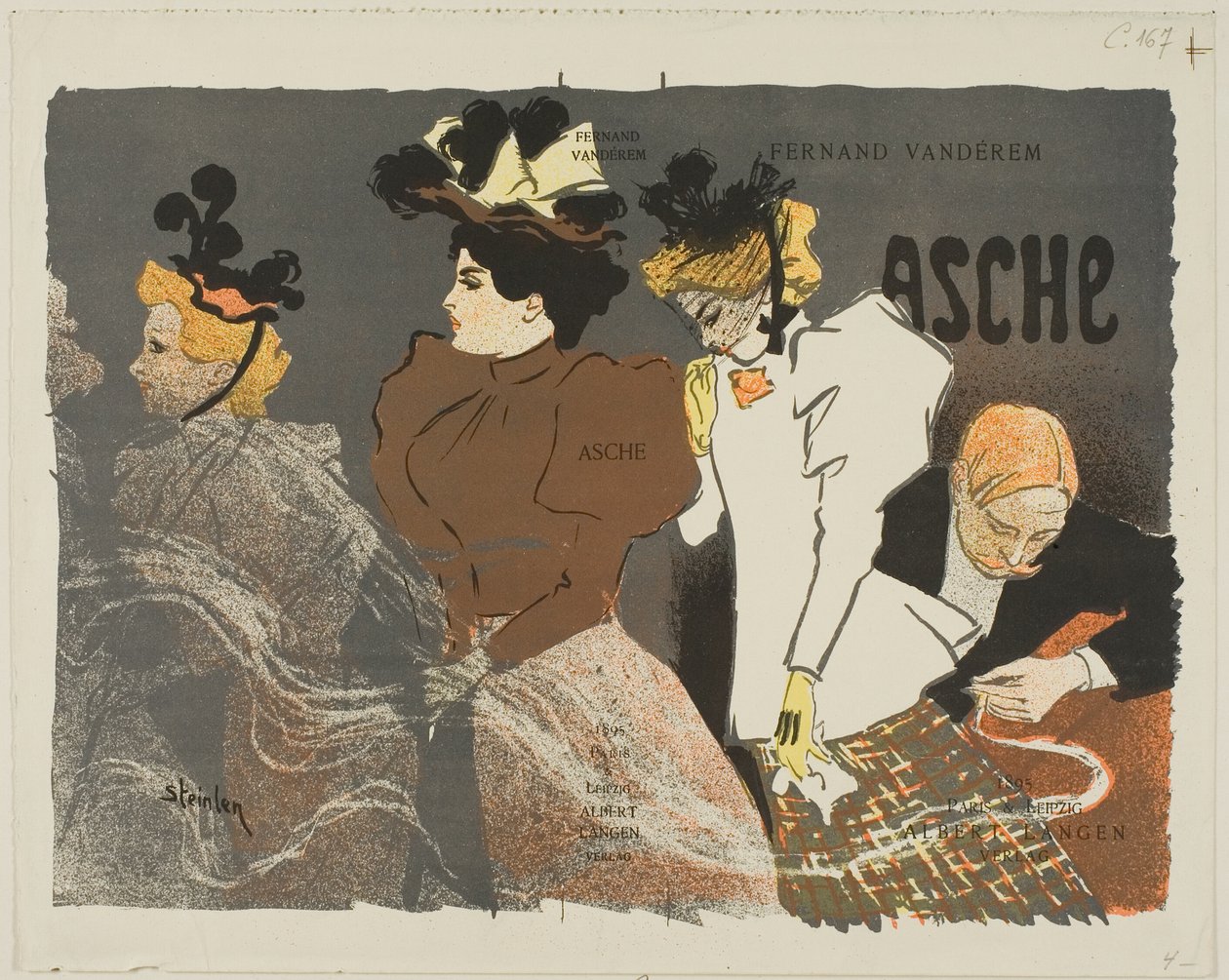 Ash od Théophile Alexandre Pierre Steinlen