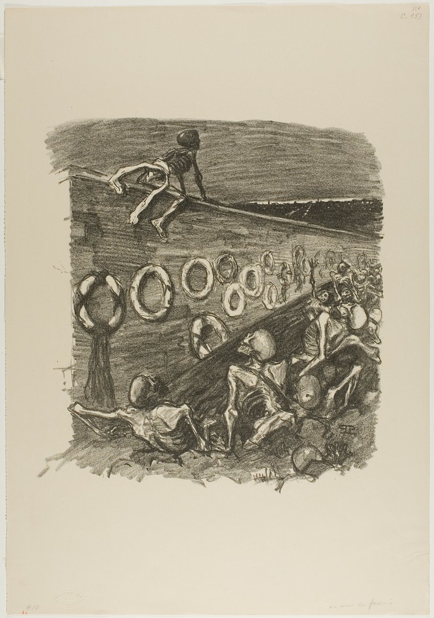 U zdi federacionistů od Théophile Alexandre Pierre Steinlen