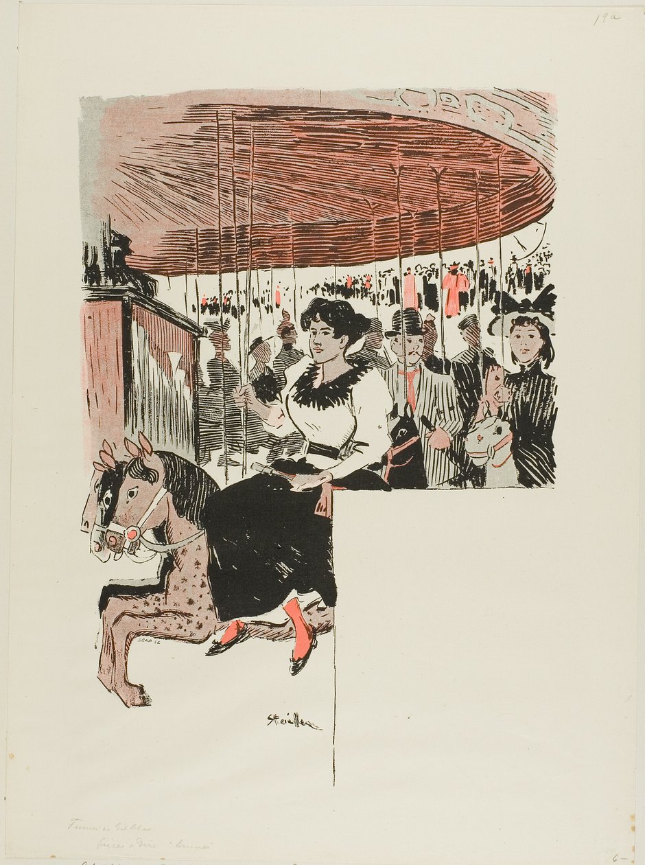 Brune od Théophile Alexandre Pierre Steinlen
