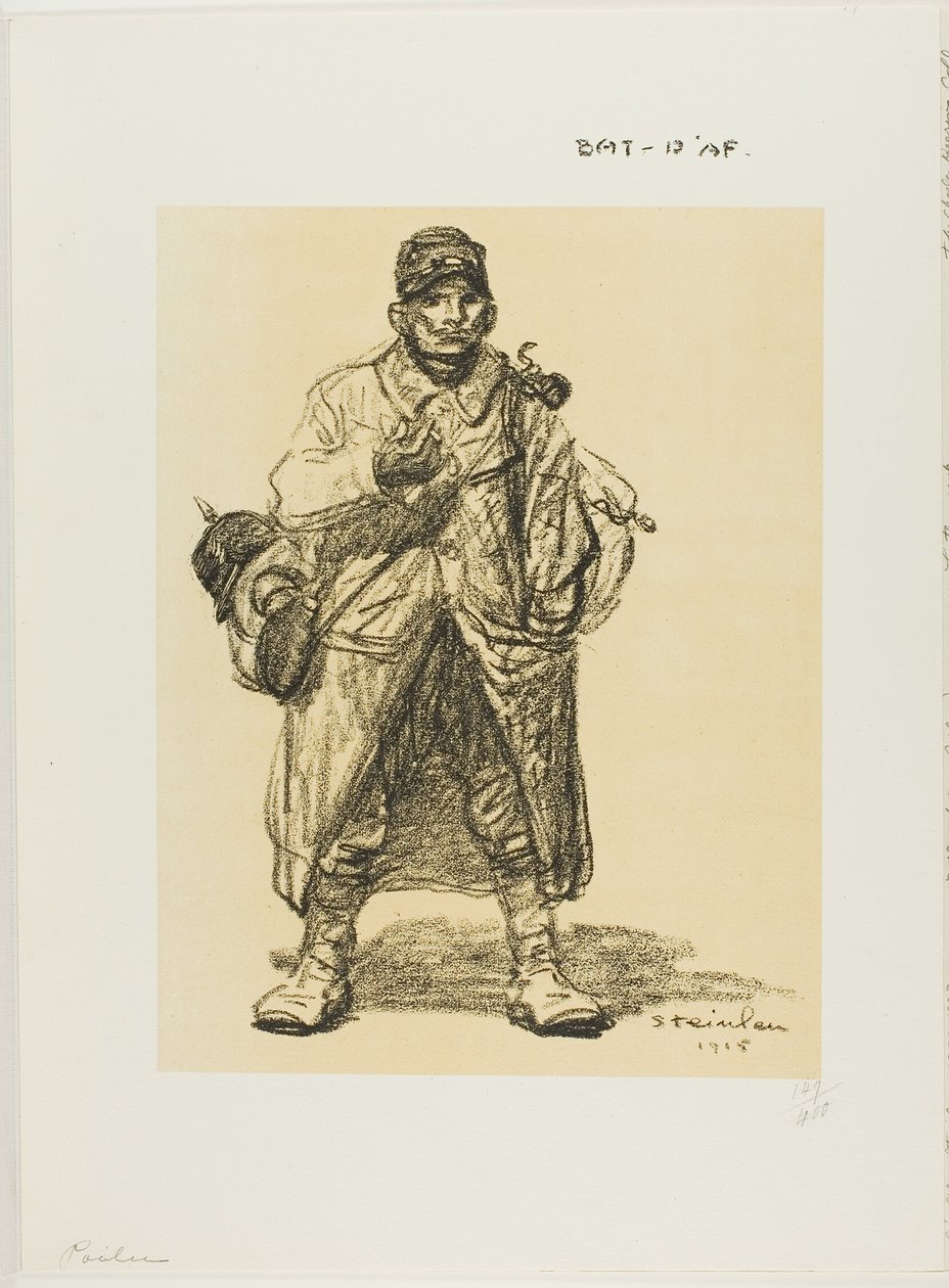 Pěšák od Théophile Alexandre Pierre Steinlen