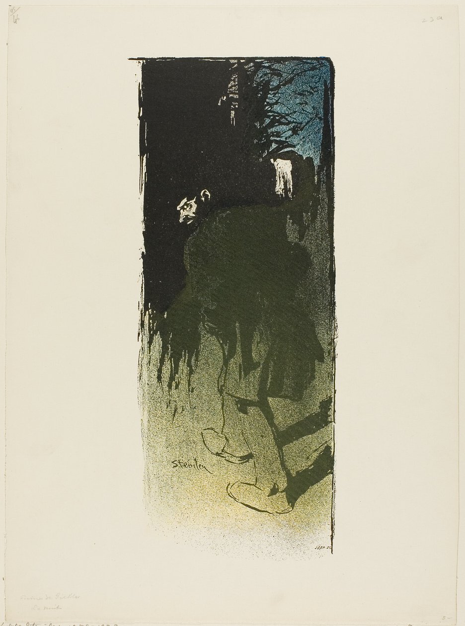 Noc od Théophile Alexandre Pierre Steinlen
