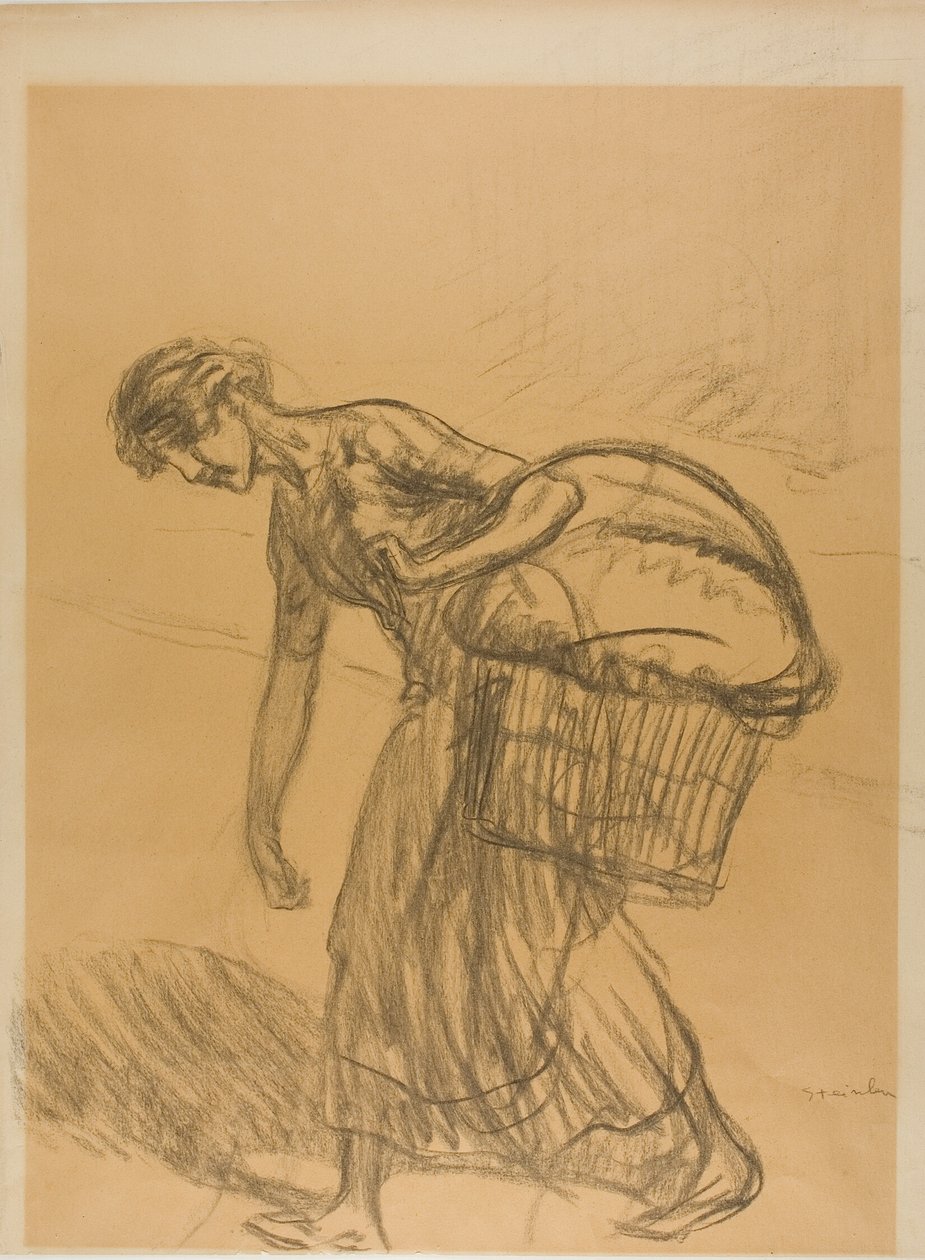 Prádelna od Théophile Alexandre Pierre Steinlen