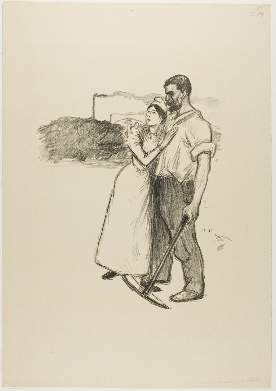 Poslední útočiště svobody od Théophile Alexandre Pierre Steinlen