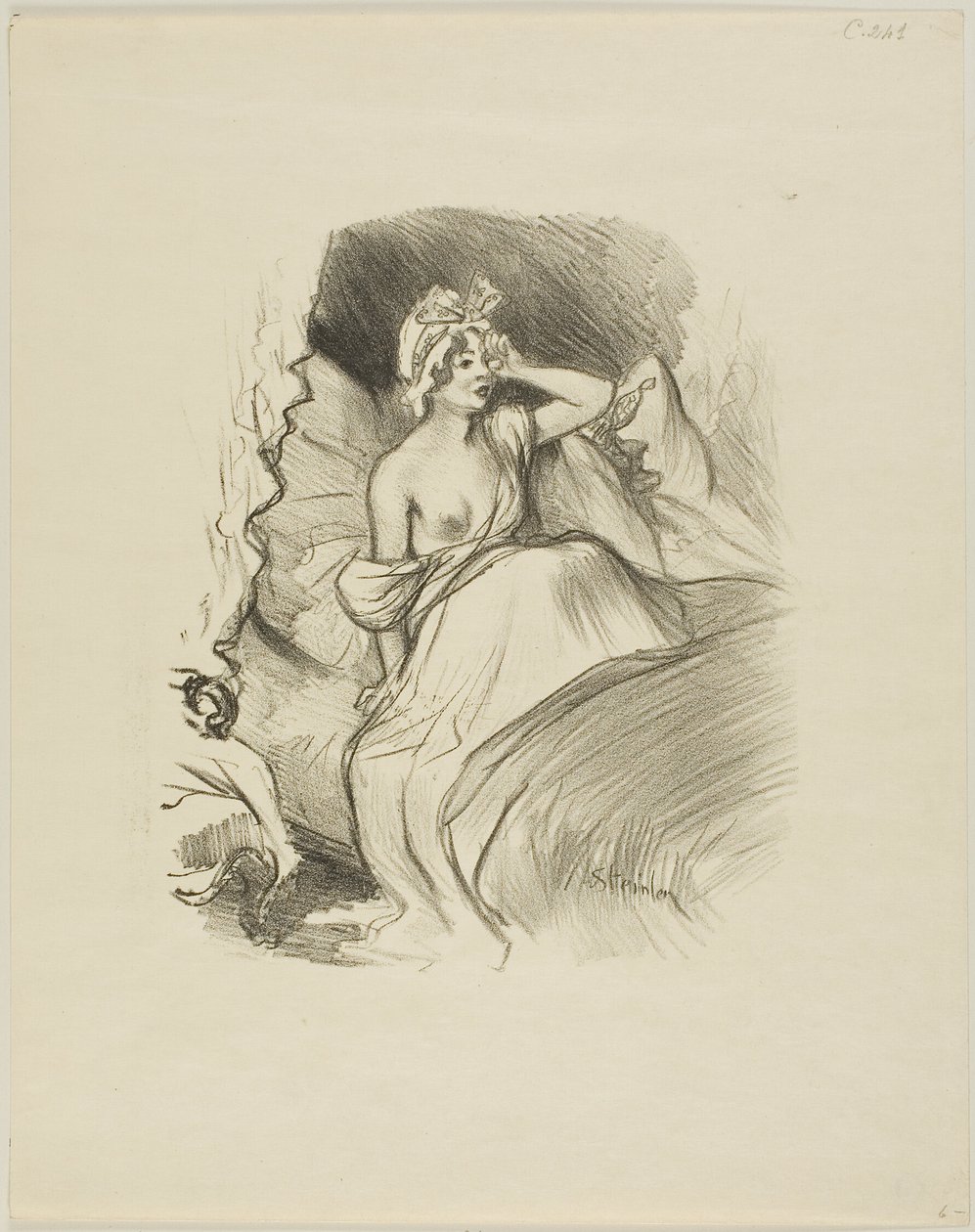 Malá rozeta od Théophile Alexandre Pierre Steinlen