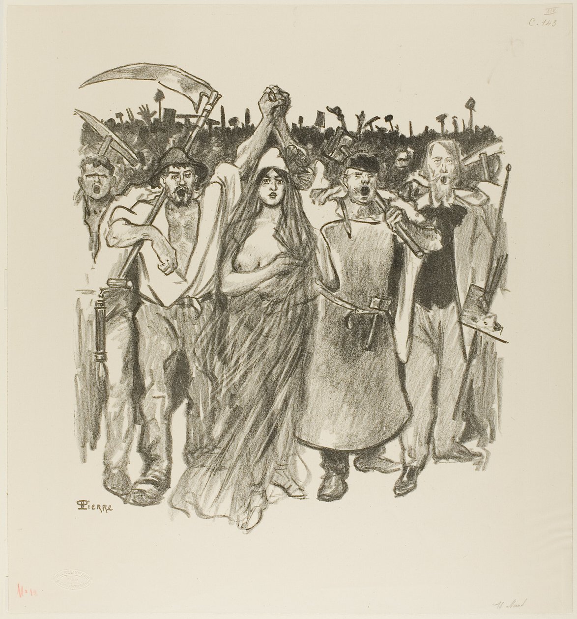 18. března od Théophile Alexandre Pierre Steinlen