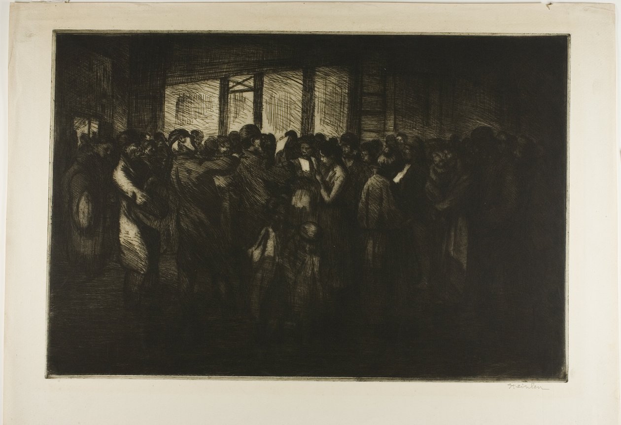 Pouliční zpěváci od Théophile Alexandre Pierre Steinlen