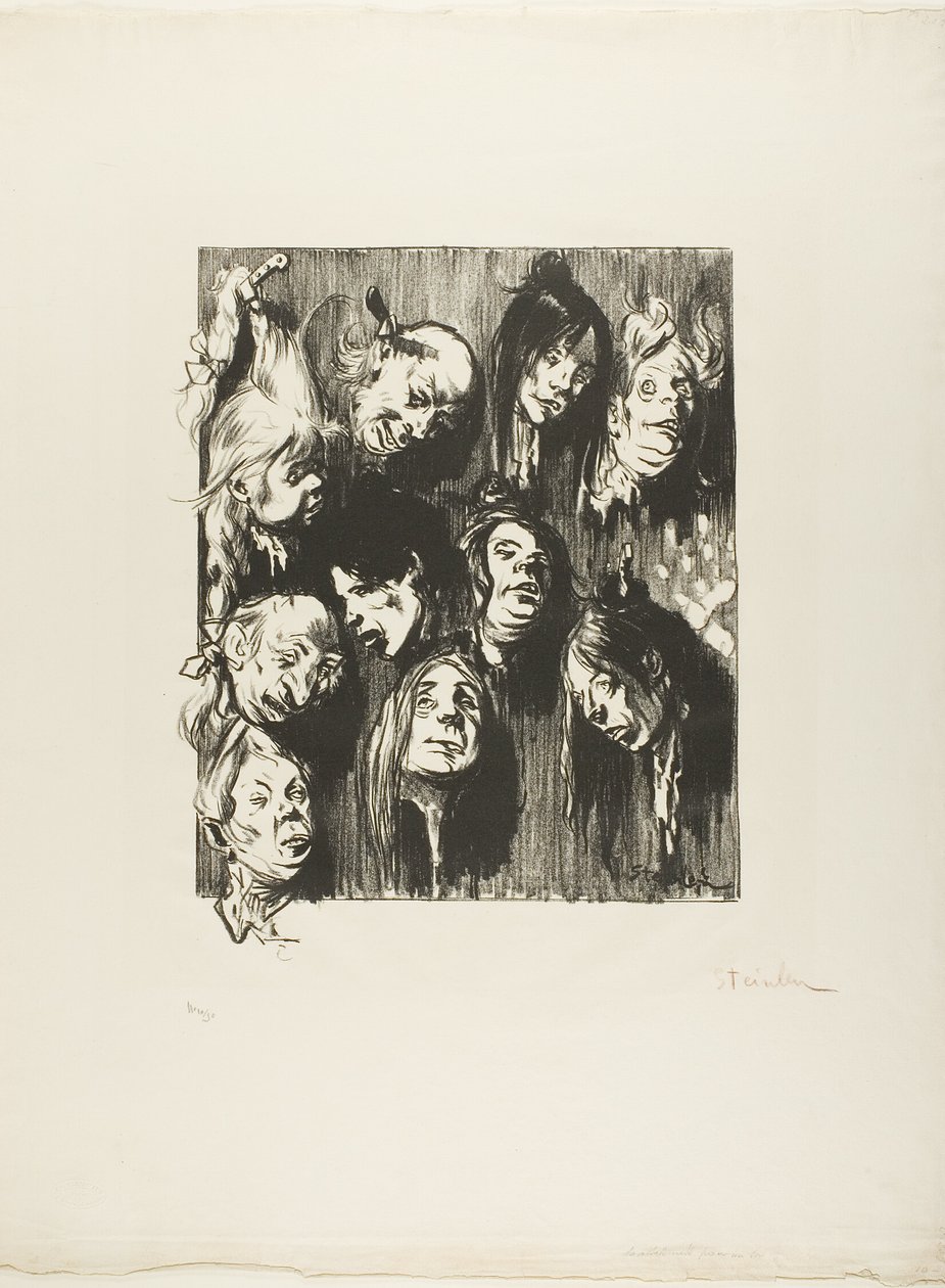 Deset atentátů za haléř od Théophile Alexandre Pierre Steinlen