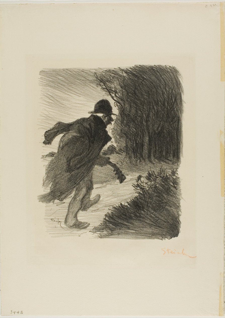 Lesní zpěvák od Théophile Alexandre Pierre Steinlen